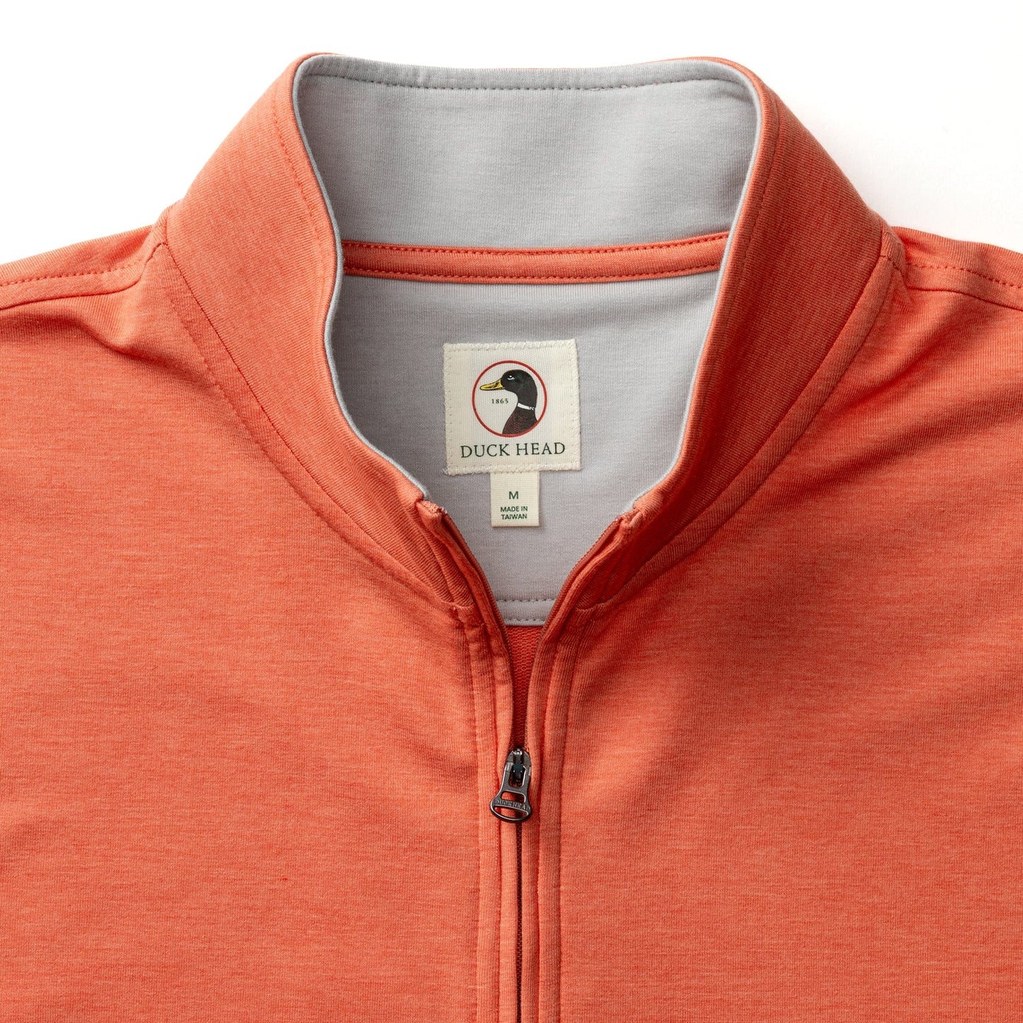 Duck Head Dunmore Performance 1/4 Zip Pullover - Coral Heather