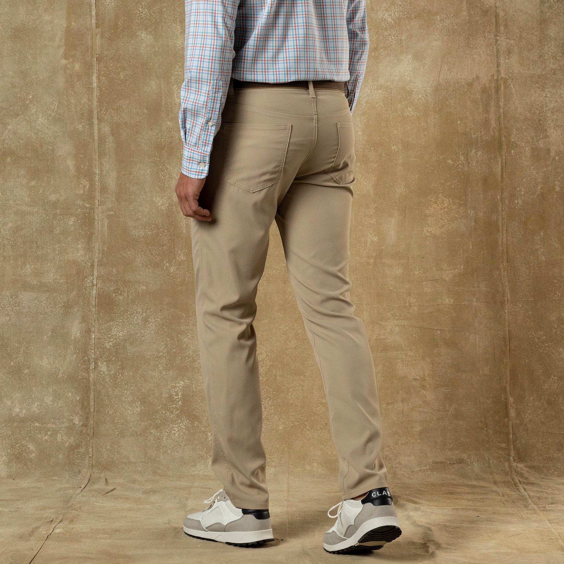 Duck Head Long Drive Performance Five-Pocket - Khaki