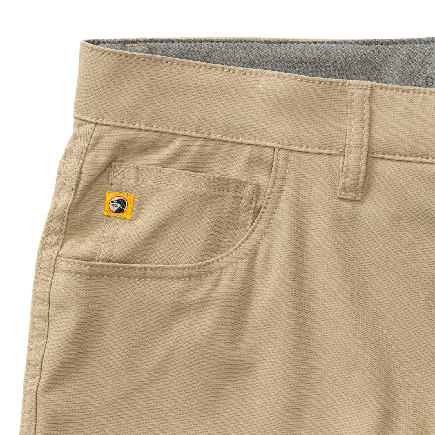 Duck Head Long Drive Performance Five-Pocket - Khaki