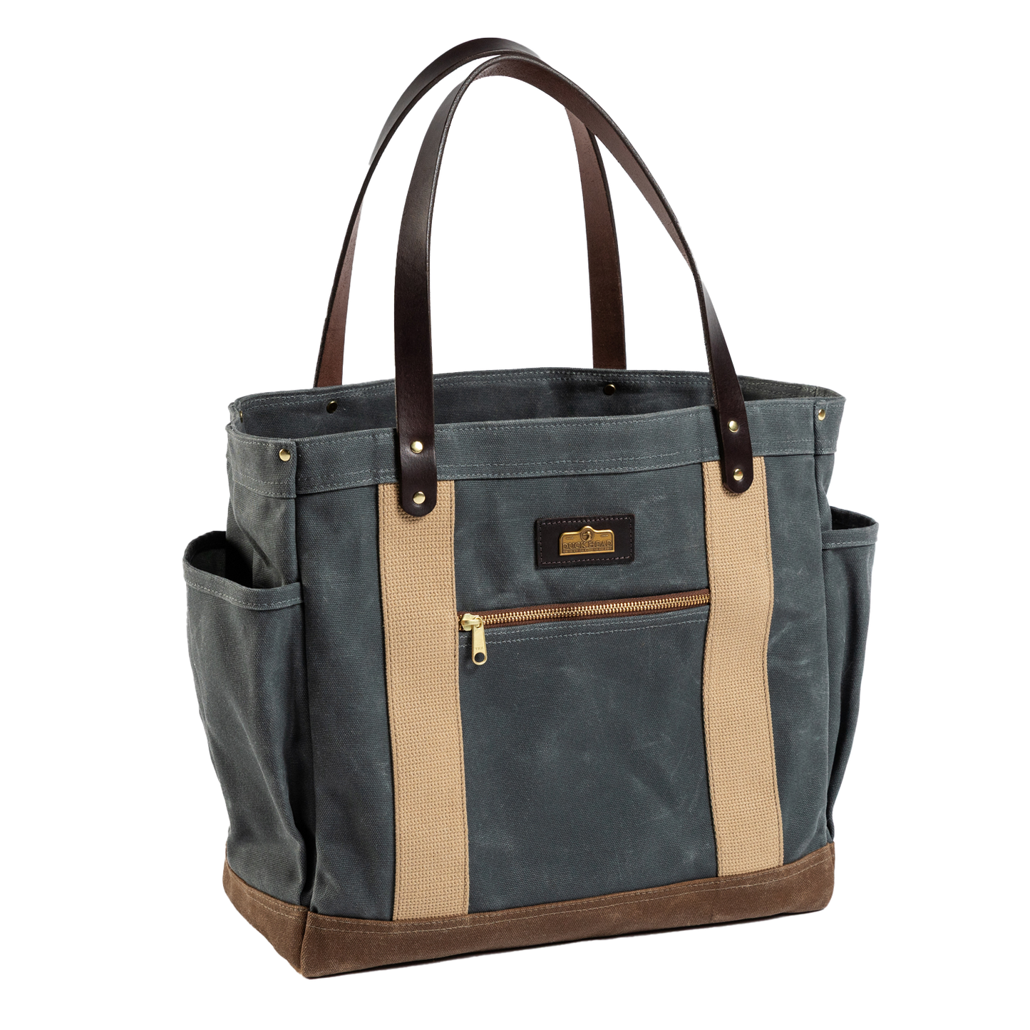 Duck Head Waxed Canvas Tote - Charcoal