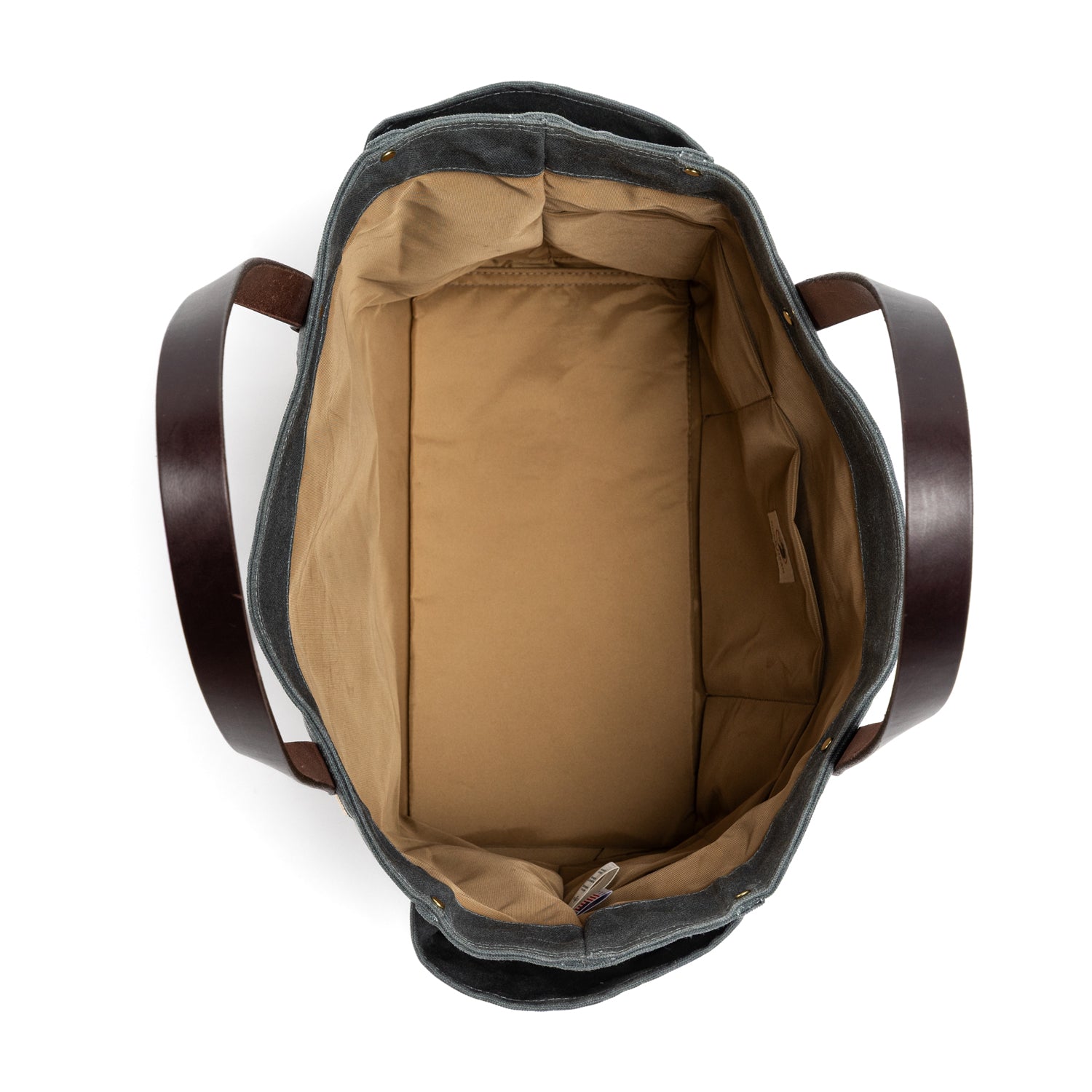 Duck Head Waxed Canvas Tote - Charcoal