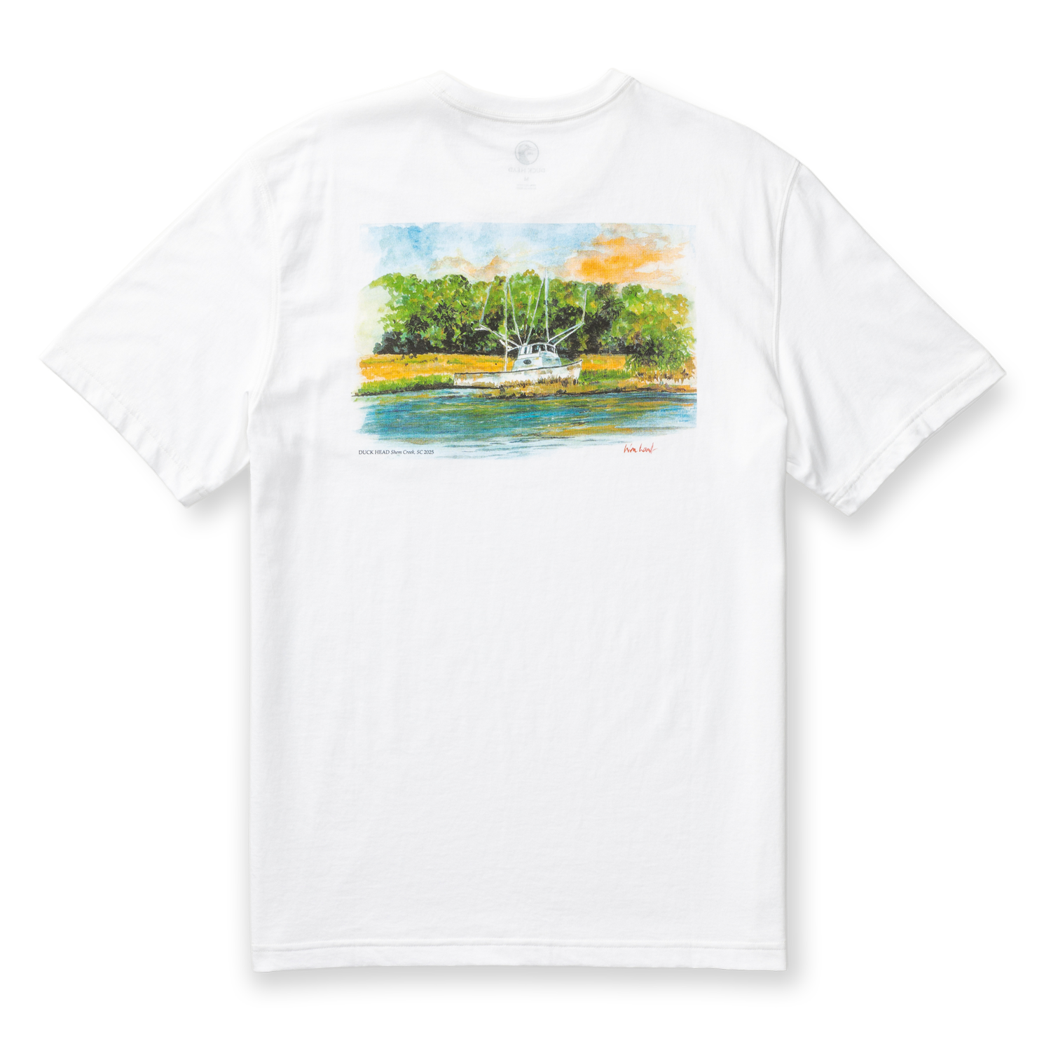 Duck Head Shem Creek T-Shirt - White