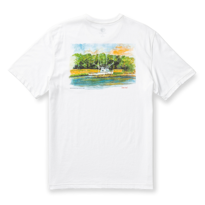 Duck Head Shem Creek T-Shirt - White