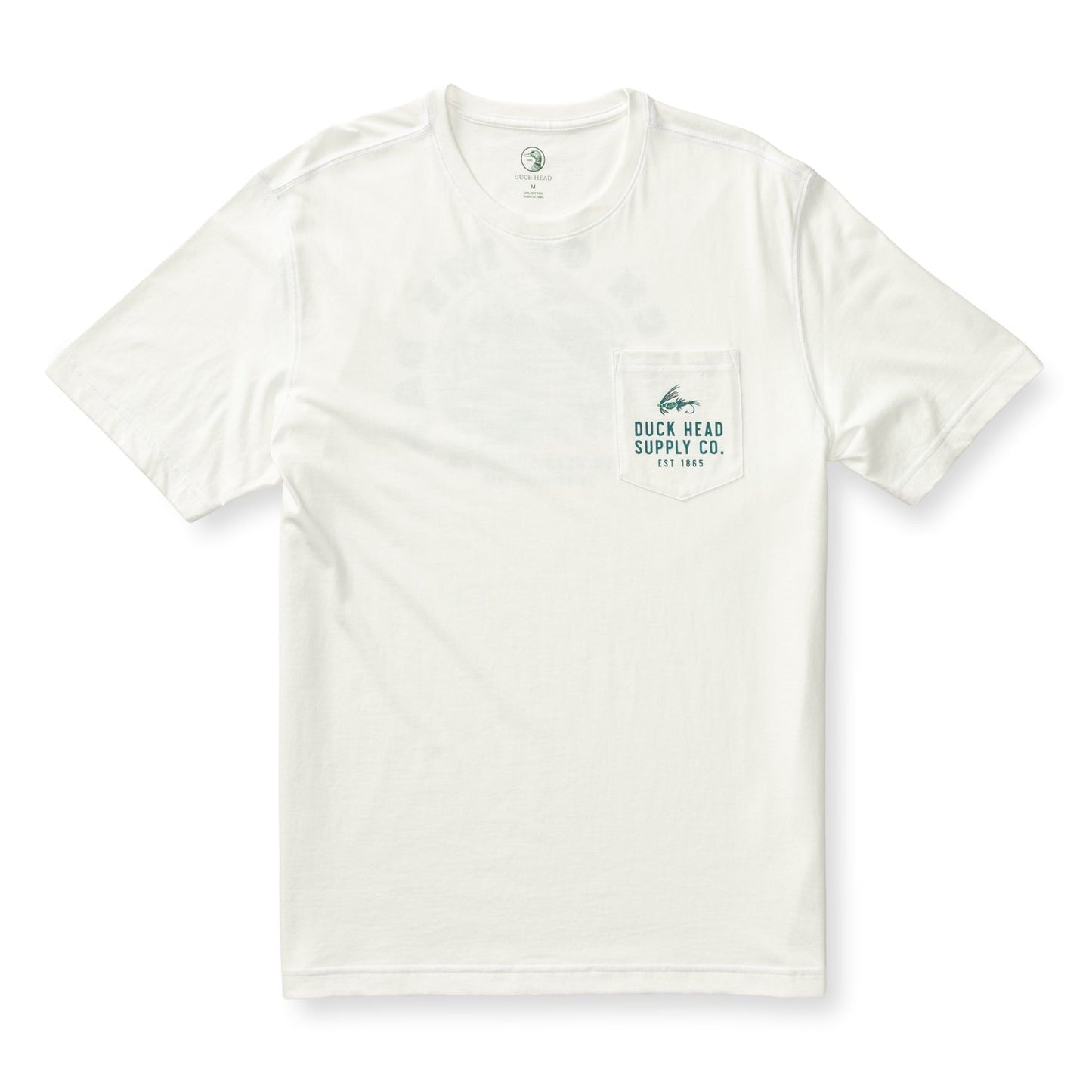Duck Head Catch Of The Day T-Shirt - Soft White