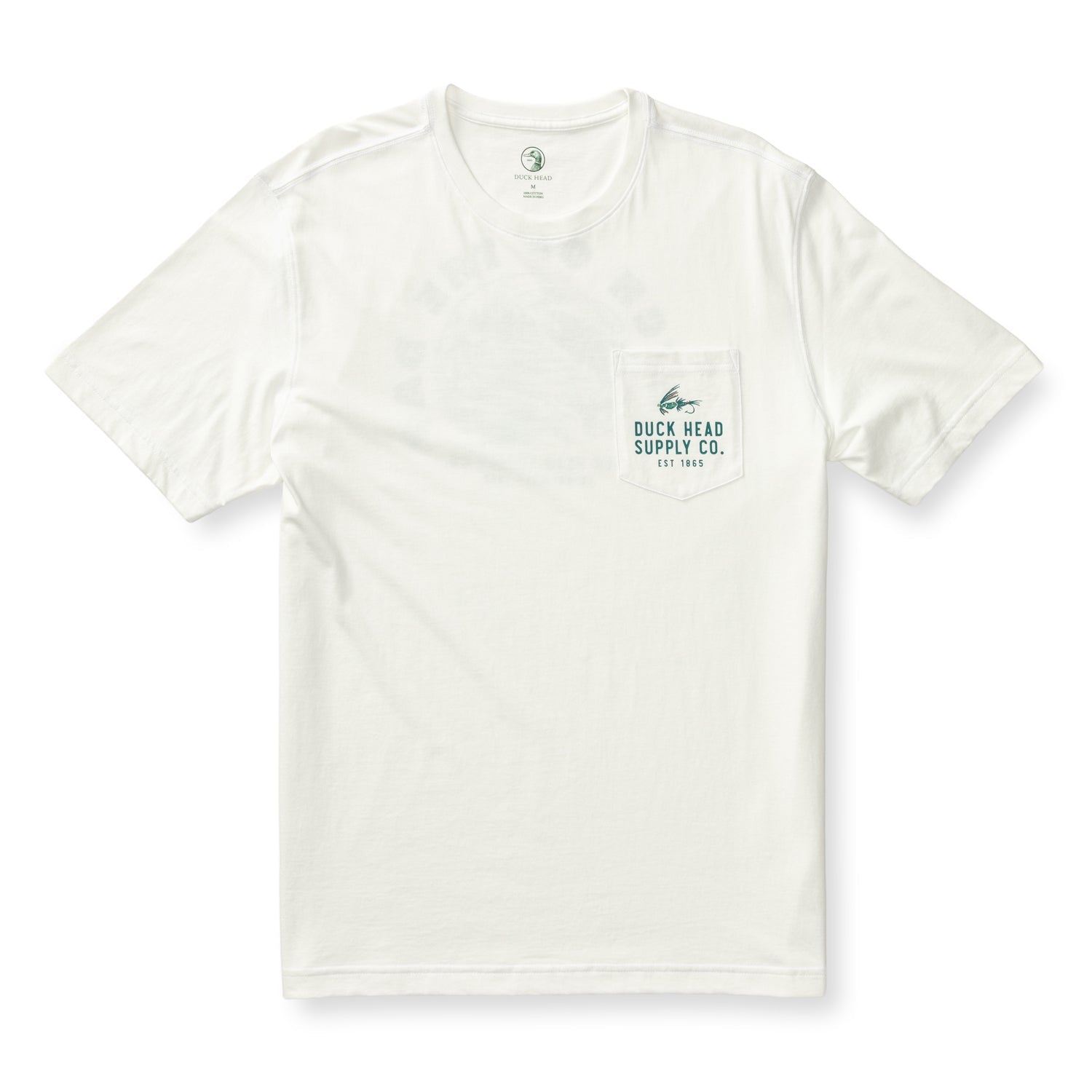 Duck Head Catch Of The Day T-Shirt - Soft White