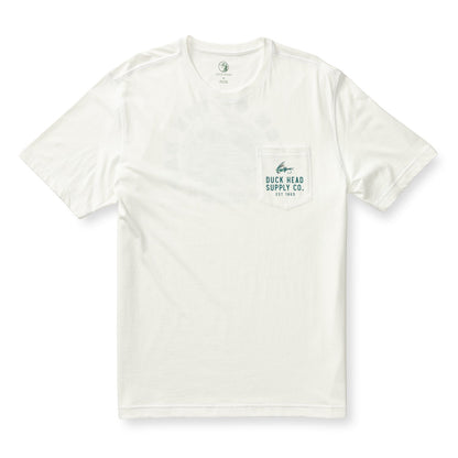 Duck Head Catch Of The Day T-Shirt - Soft White