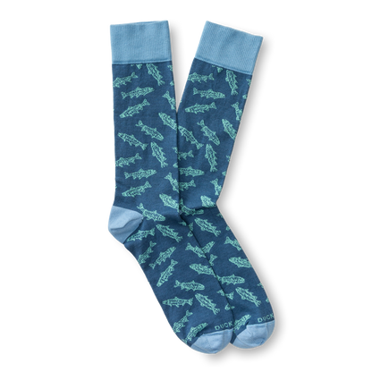 Duck Head Trout Sock - Blue Horizon
