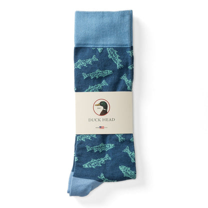 Duck Head Trout Sock - Blue Horizon