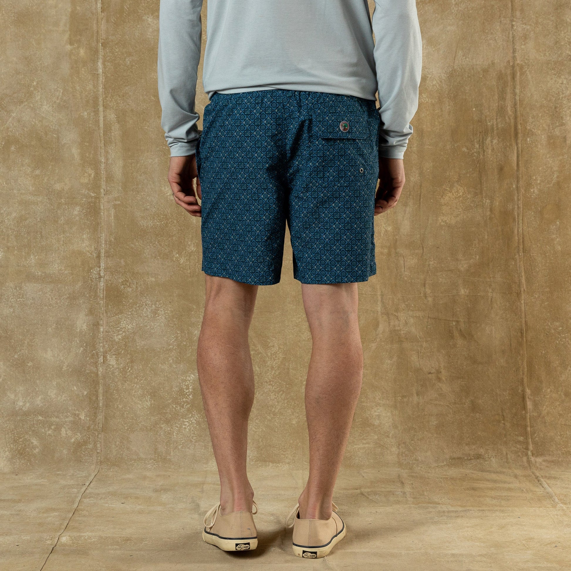 Duck Head 6" Sailport Swim Short - Blue Horizon