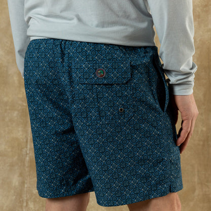Duck Head 6" Sailport Swim Short - Blue Horizon