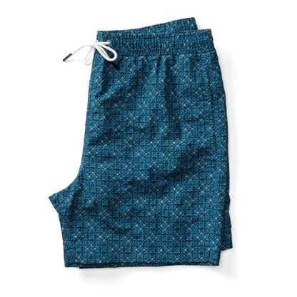 Duck Head 6" Sailport Swim Short - Blue Horizon