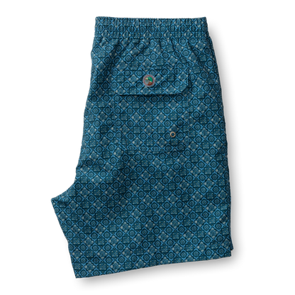 Duck Head 6" Sailport Swim Short - Blue Horizon