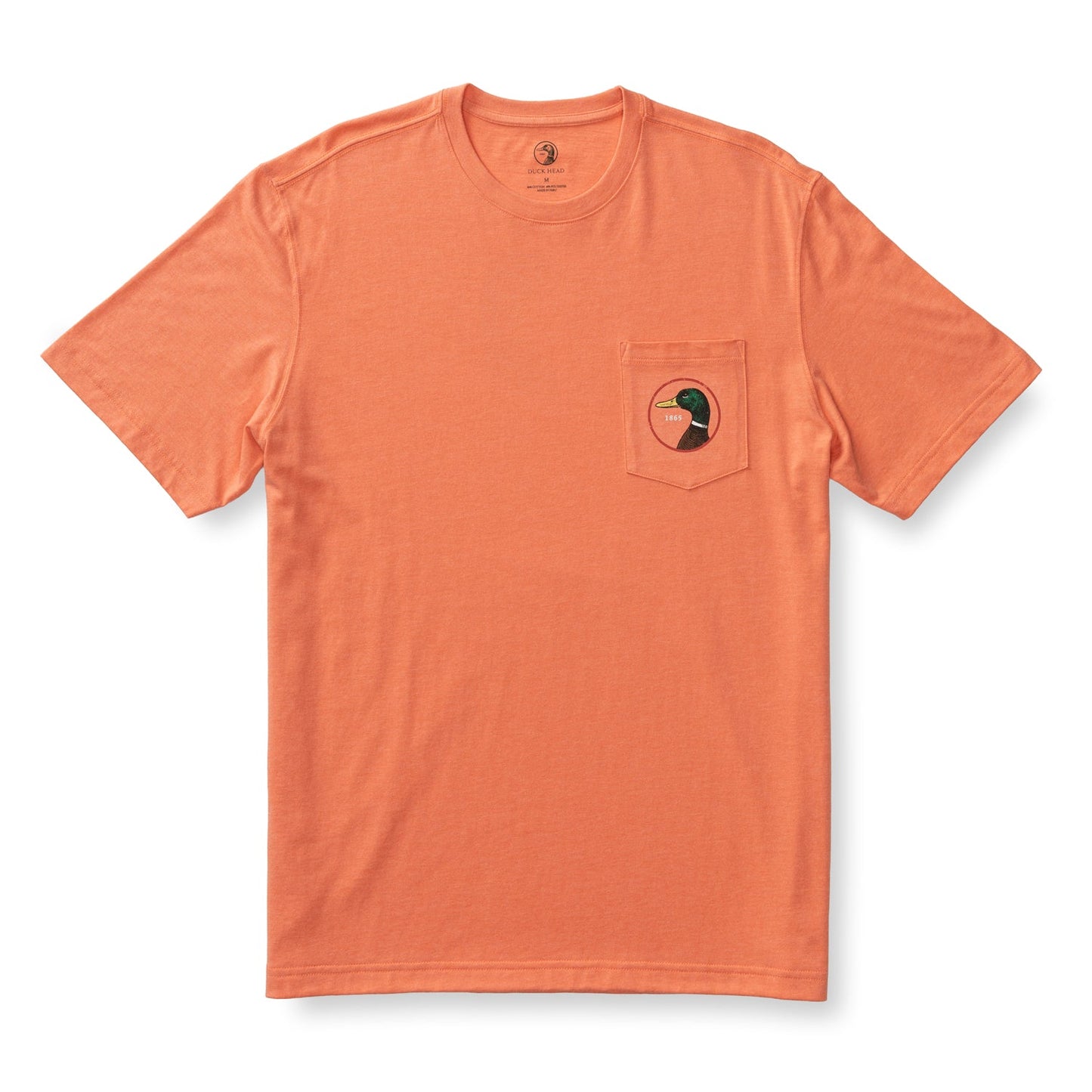 Duck Head Logo Short Sleeve T-Shirt - Coral Heather