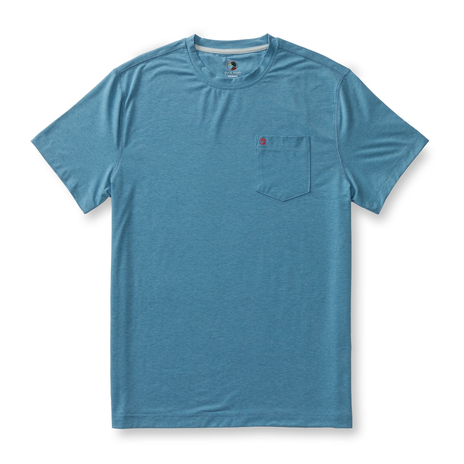 Duck Head Windward Performance T-Shirt - Sunwashed Blue Heather
