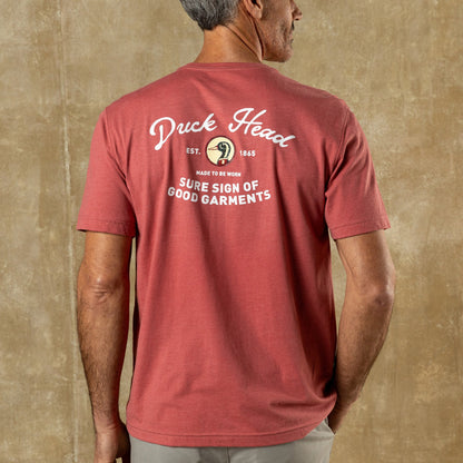 Duck Head Vintage Graphic T-Shirt - Rosewood Heather