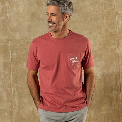 Duck Head Vintage Graphic T-Shirt - Rosewood Heather