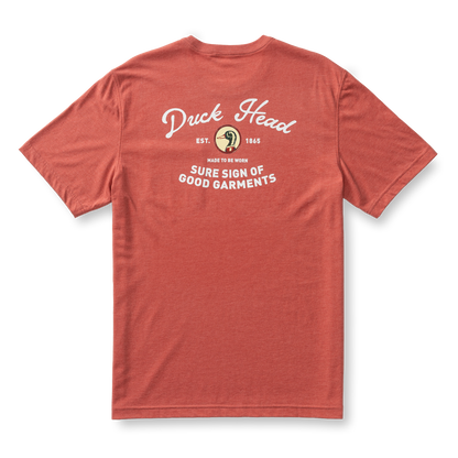 Duck Head Vintage Graphic T-Shirt - Rosewood Heather