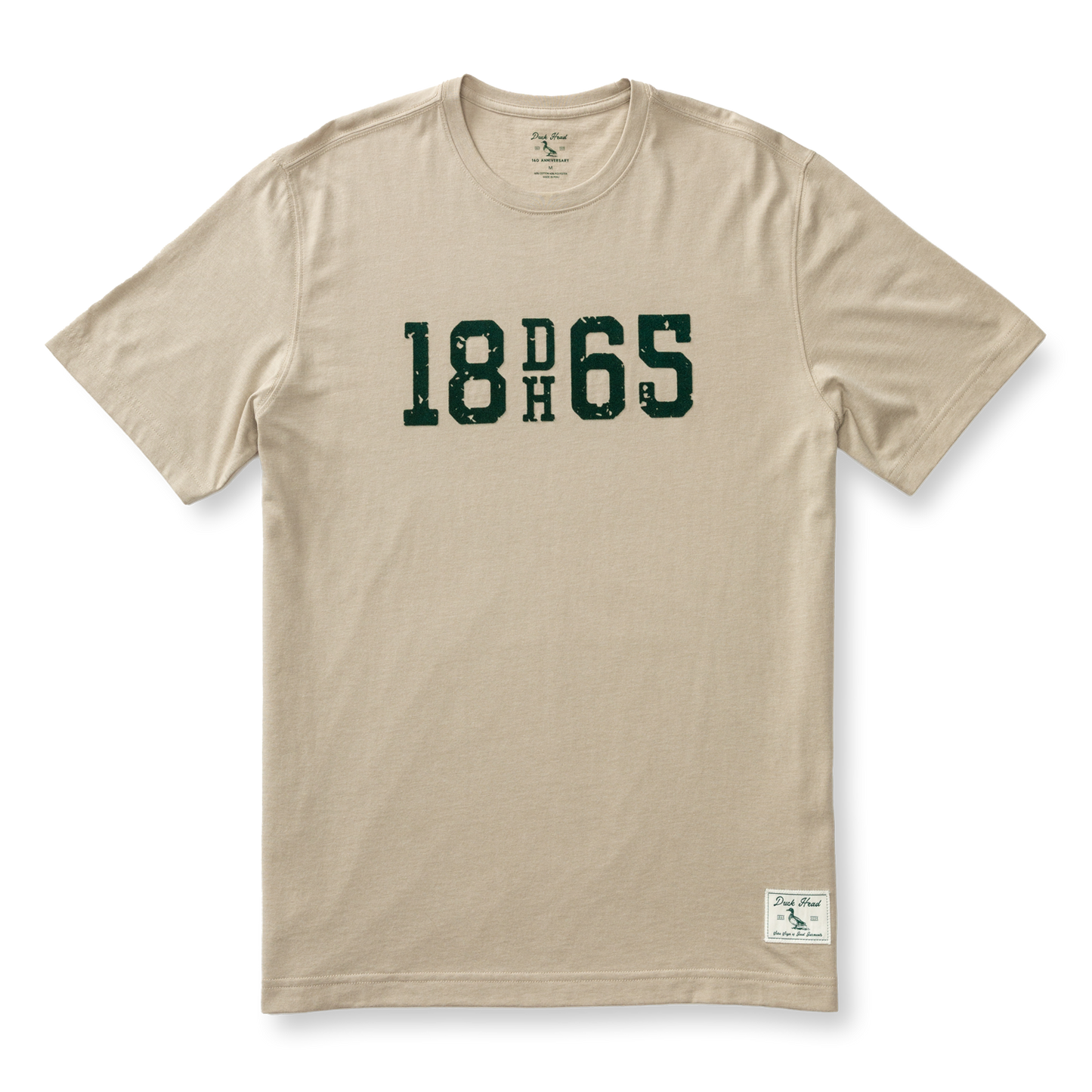 Duck Head 1865 Flocked Graphic T-Shirt - 160th Anniversary Edition