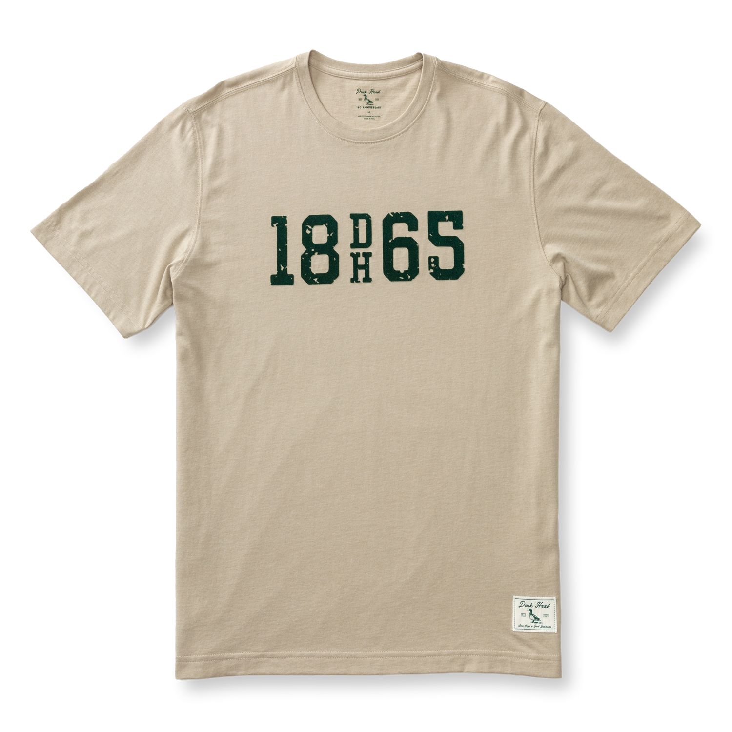 Duck Head 1865 Flocked Graphic T-Shirt - 160th Anniversary Edition