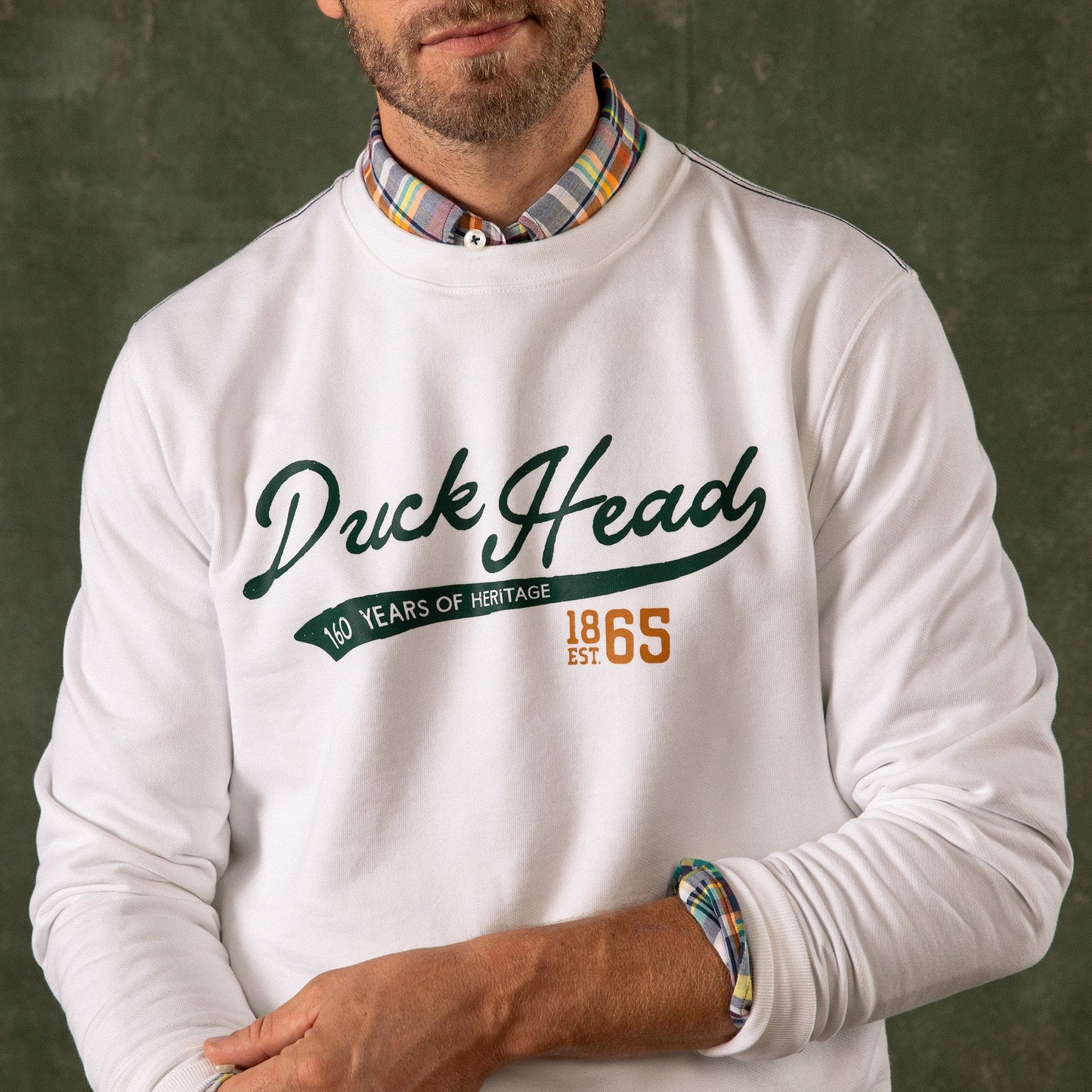 Duck Head French Terry Crewneck Pullover - 160th Anniversary Edition