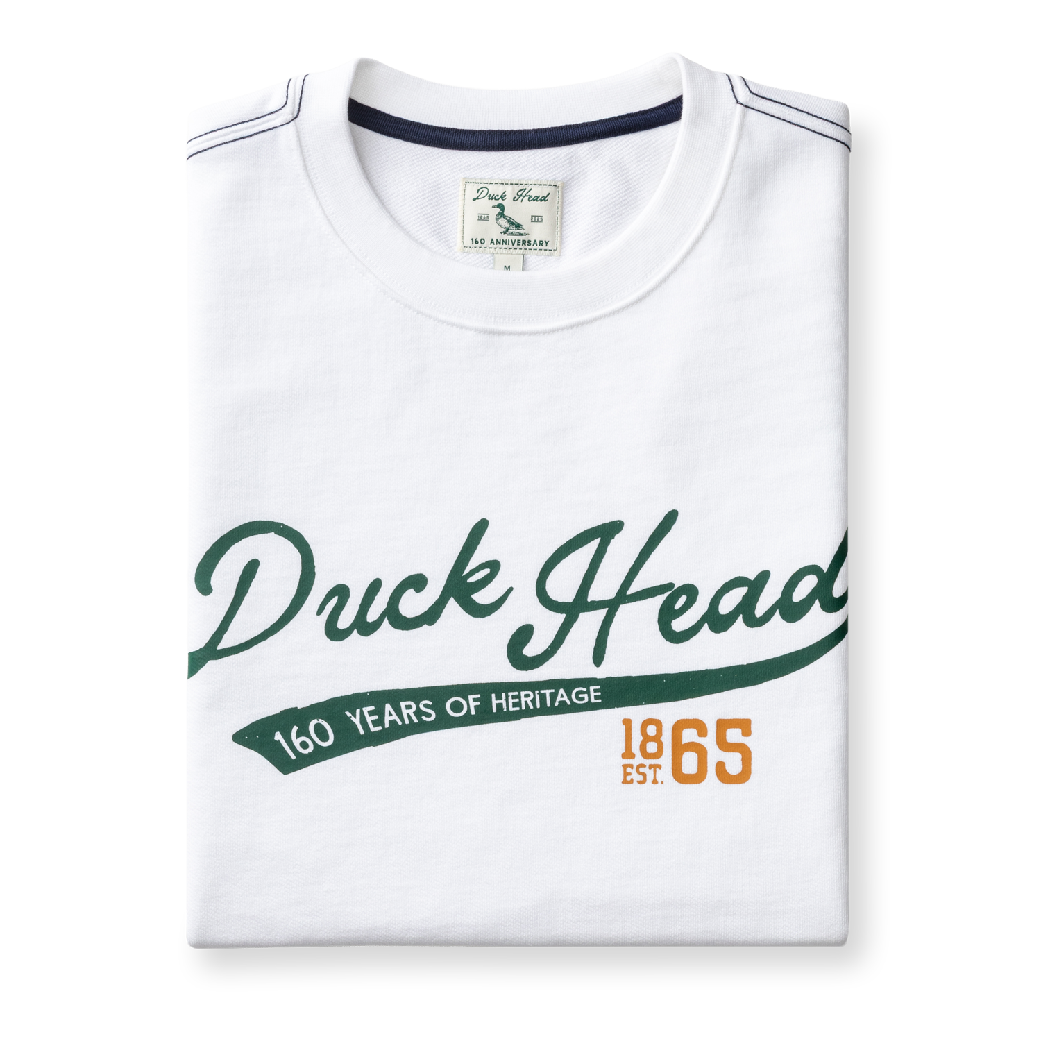 Duck Head French Terry Crewneck Pullover - 160th Anniversary Edition