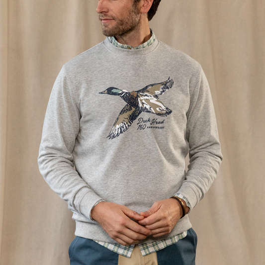 Duck Head French Terry Crewneck Pullover - 160th Anniversary Edition