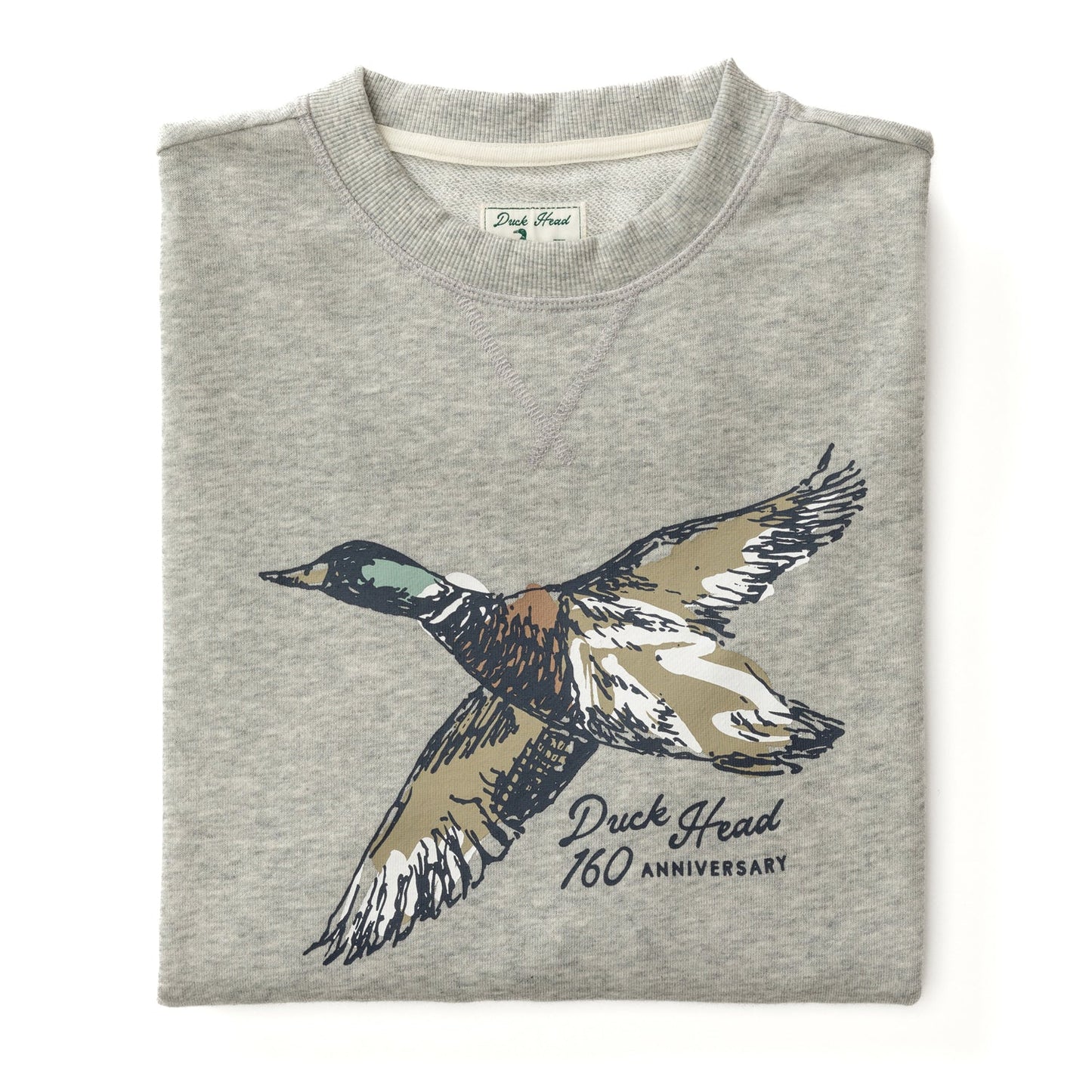 Duck Head French Terry Crewneck Pullover - 160th Anniversary Edition