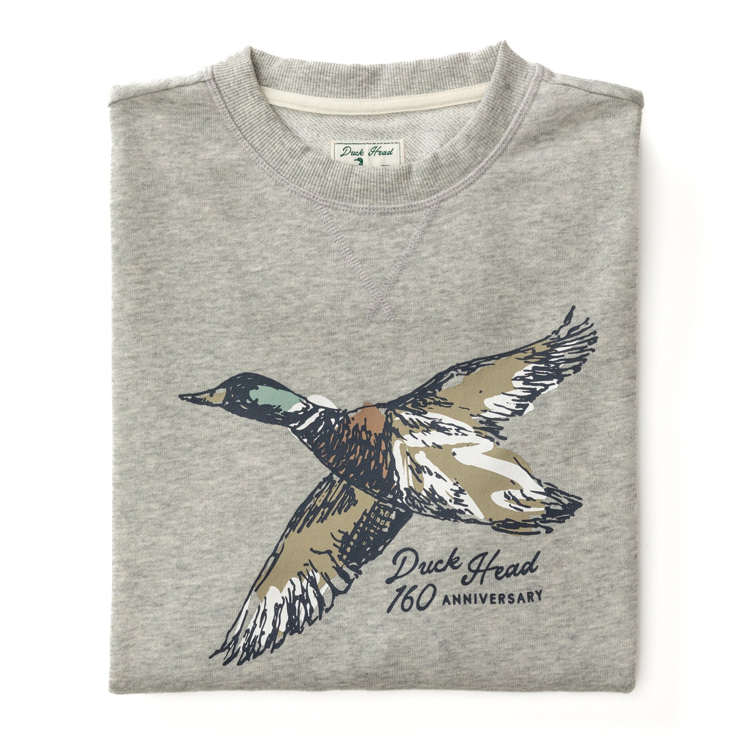 Duck Head French Terry Crewneck Pullover - 160th Anniversary Edition