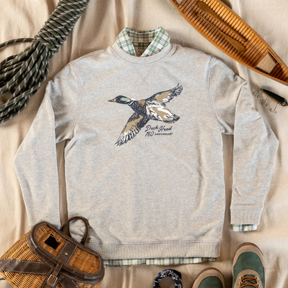Duck Head French Terry Crewneck Pullover - 160th Anniversary Edition