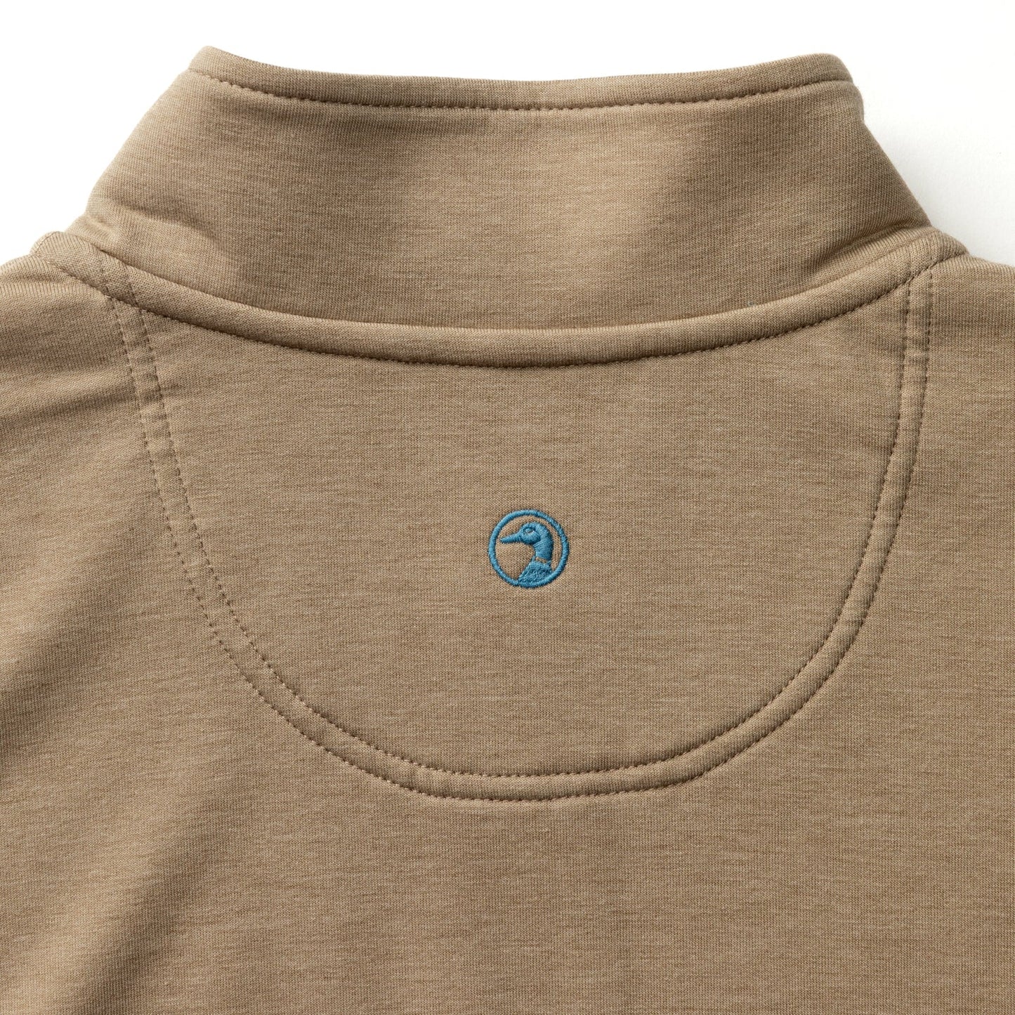 Duck Head Dunmore Performance 1/4 Zip Pullover - Clay Heather