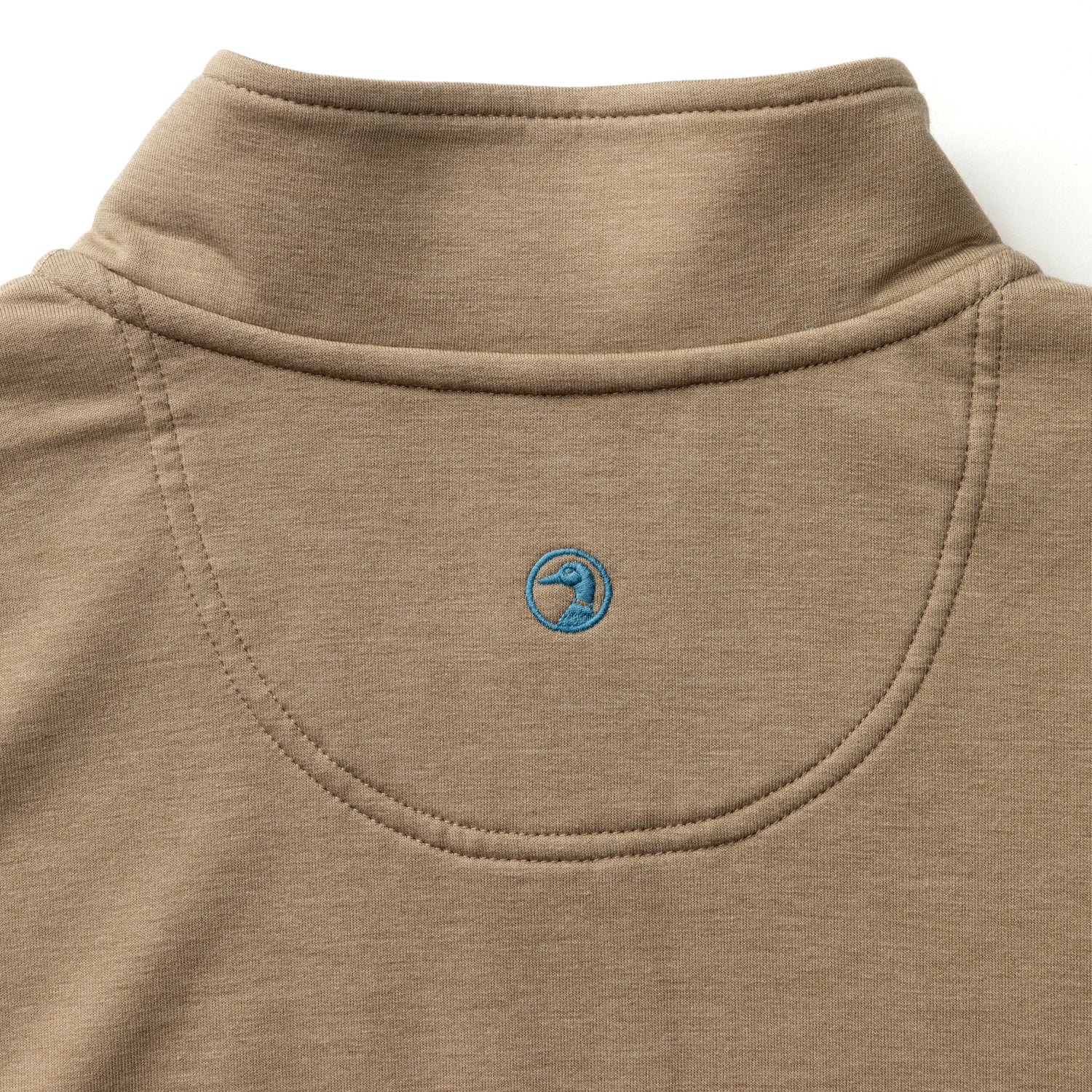 Duck Head Dunmore Performance 1/4 Zip Pullover - Clay Heather