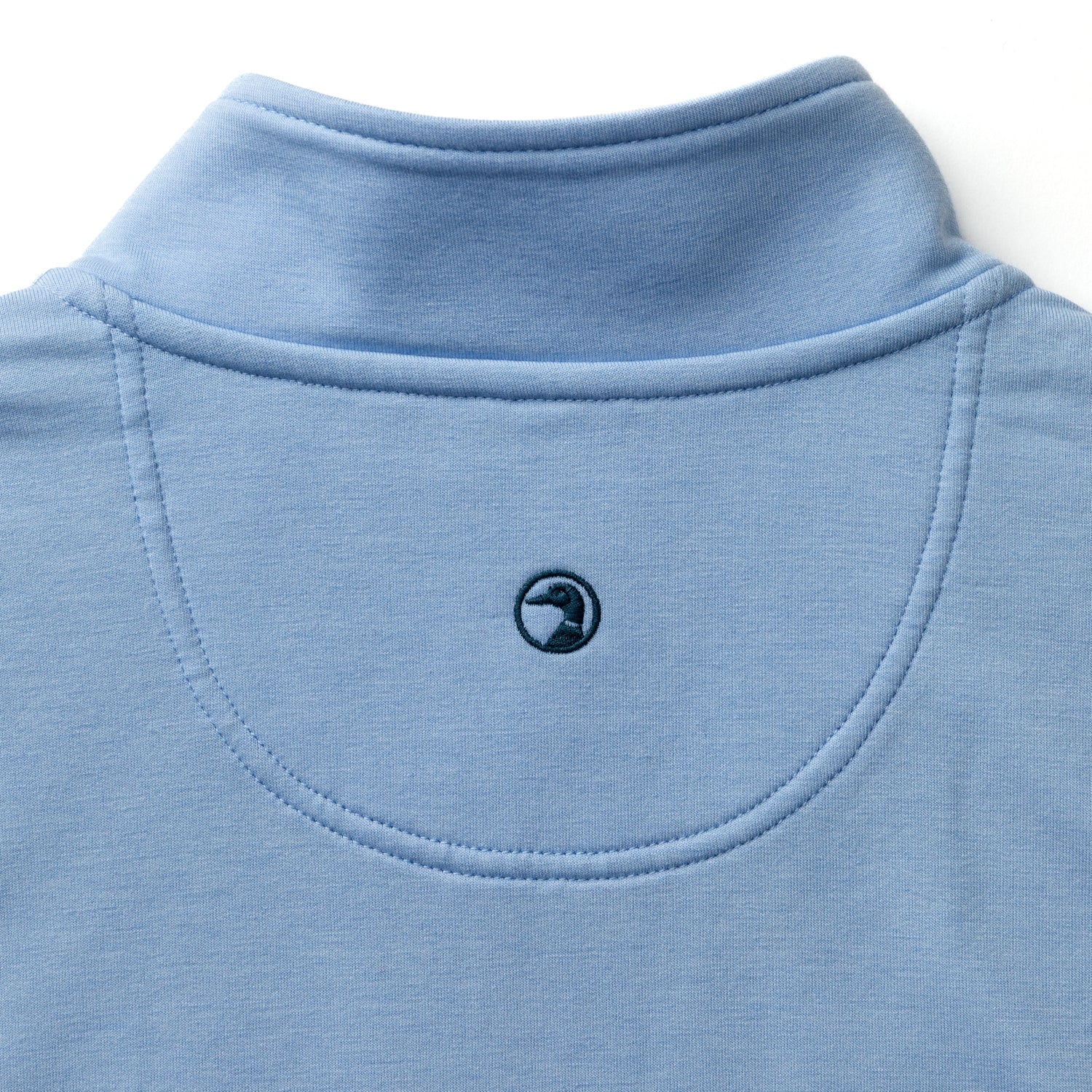 Duck Head Dunmore Performance 1/4 Zip Pullover - Serenity Blue Heather