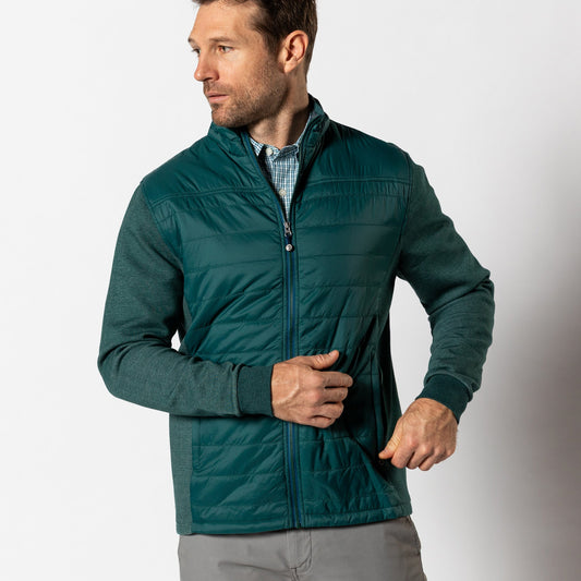 Duck Head Ridgeland Performance Quilted Jacket - Emerald Green