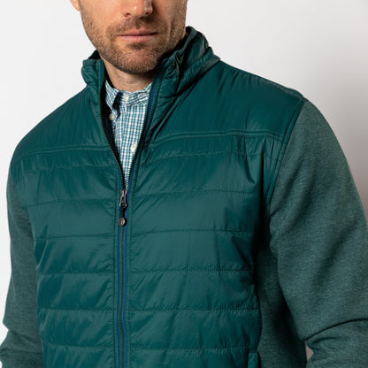 Duck Head Ridgeland Performance Quilted Jacket - Emerald Green