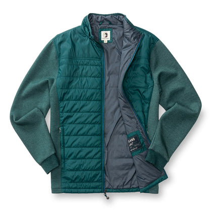 Duck Head Ridgeland Performance Quilted Jacket - Emerald Green