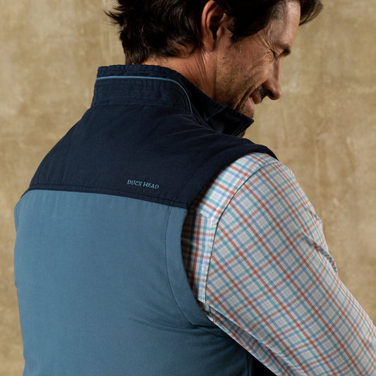 Duck Head Long Drive Performance Vest - Navy
