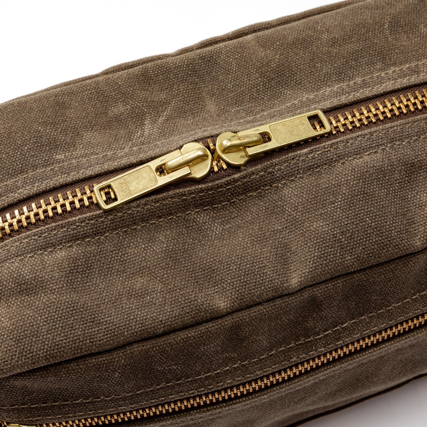 Duck Head Waxed Canvas Dopp Kit - Field Brown