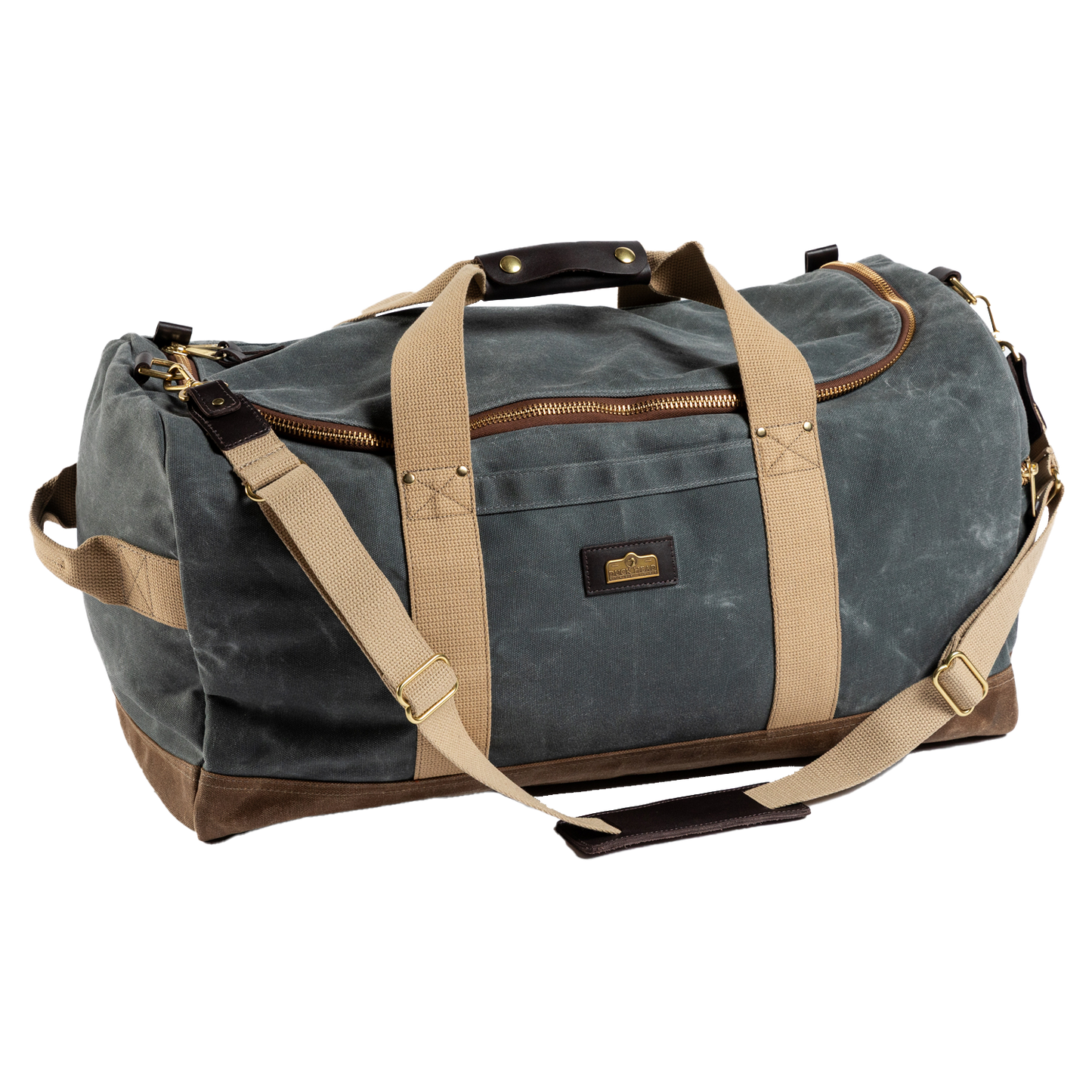 Duck Head Waxed Canvas Weekender Bag - Charcoal