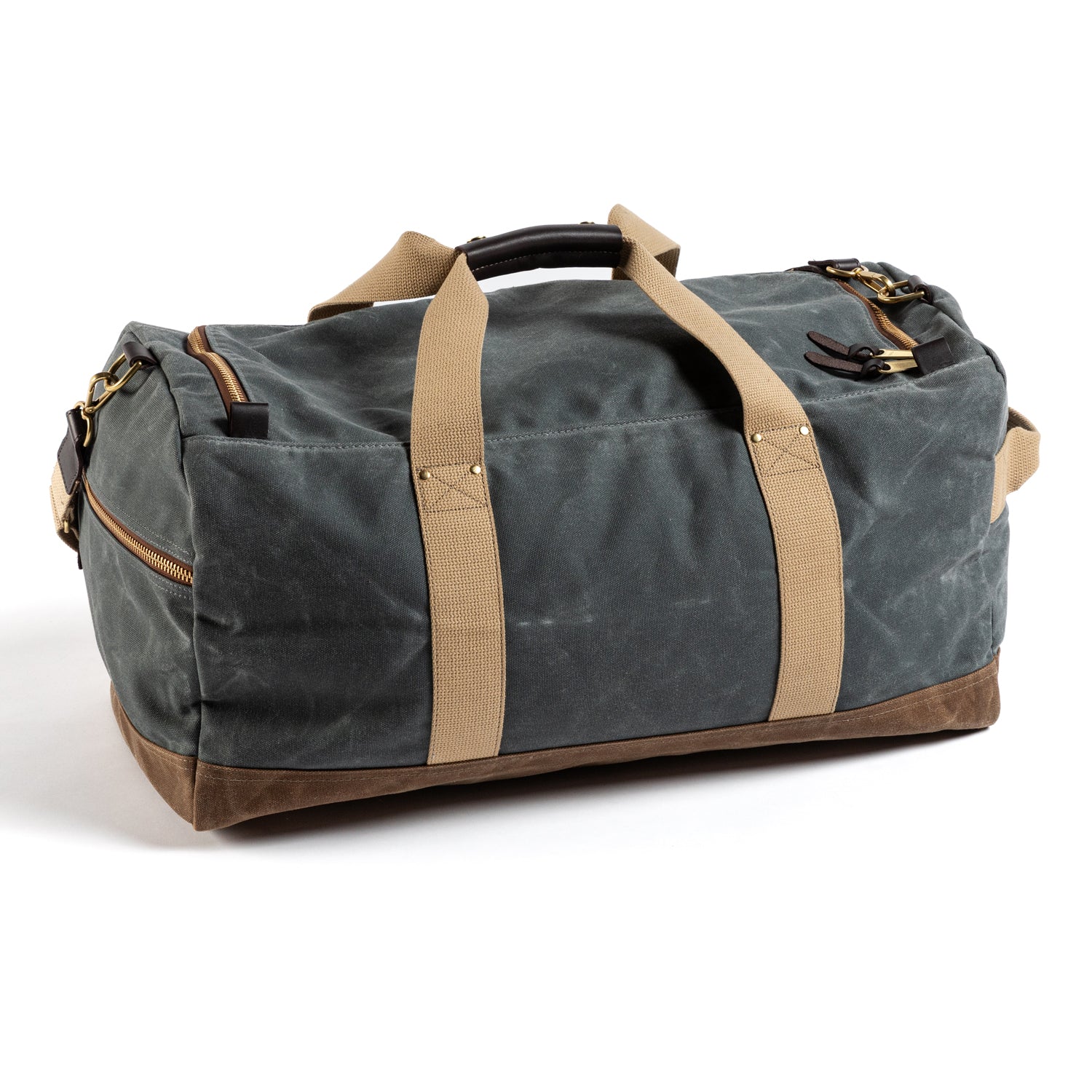 Duck Head Waxed Canvas Weekender Bag - Charcoal