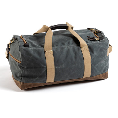 Duck Head Waxed Canvas Weekender Bag - Charcoal