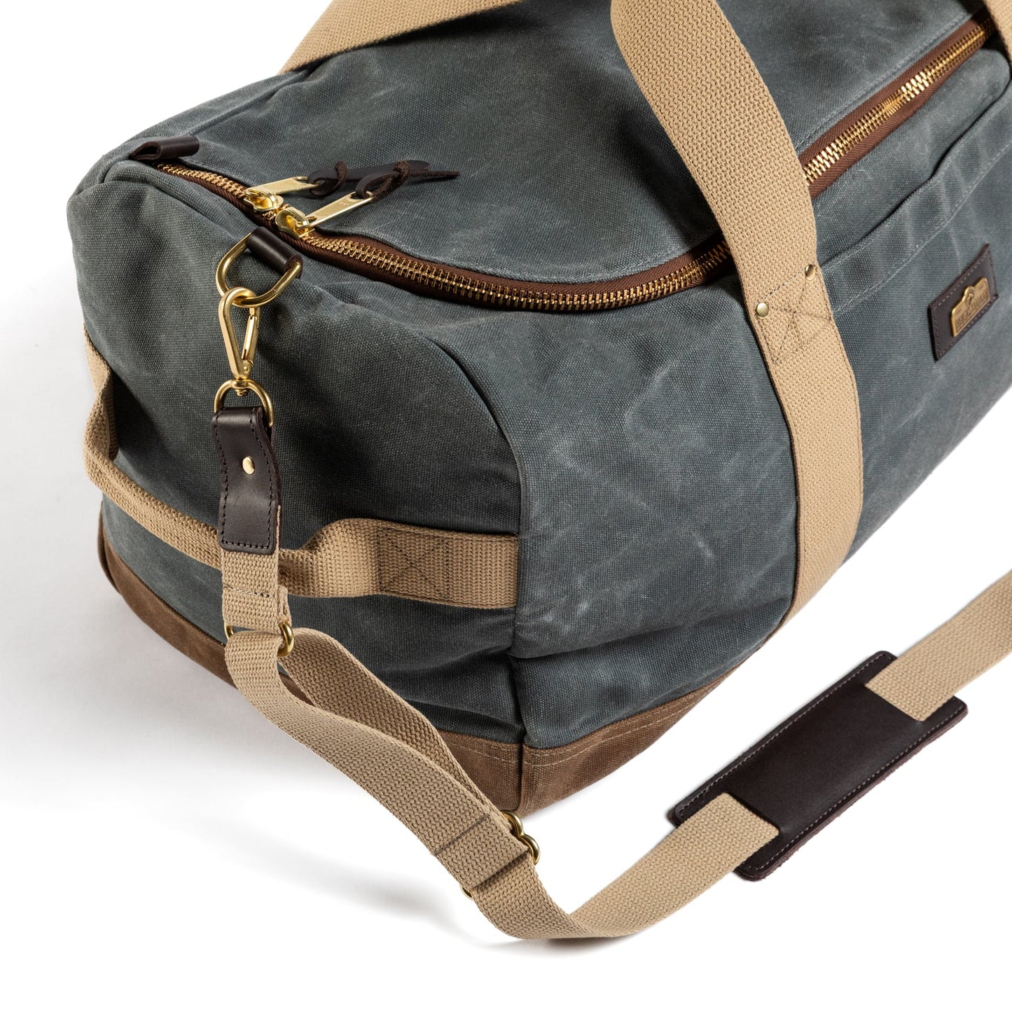 Duck Head Waxed Canvas Weekender Bag - Charcoal