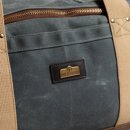 Duck Head Waxed Canvas Weekender Bag - Charcoal