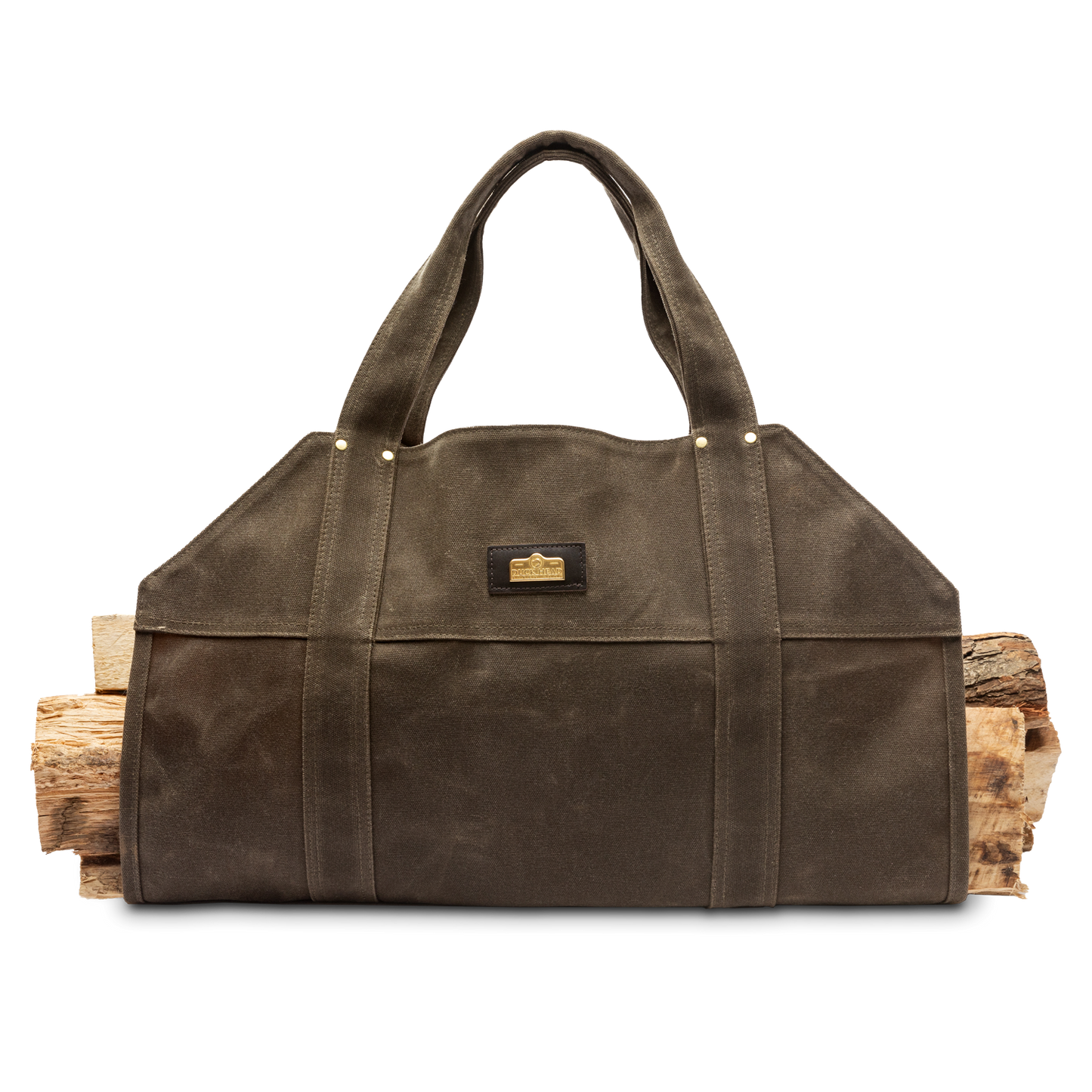 Duck Head Waxed Canvas Log Carrier