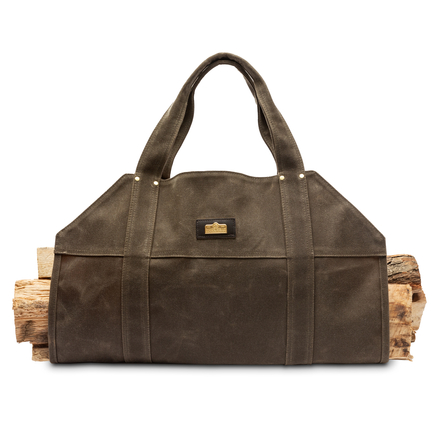 Duck Head Waxed Canvas Log Carrier