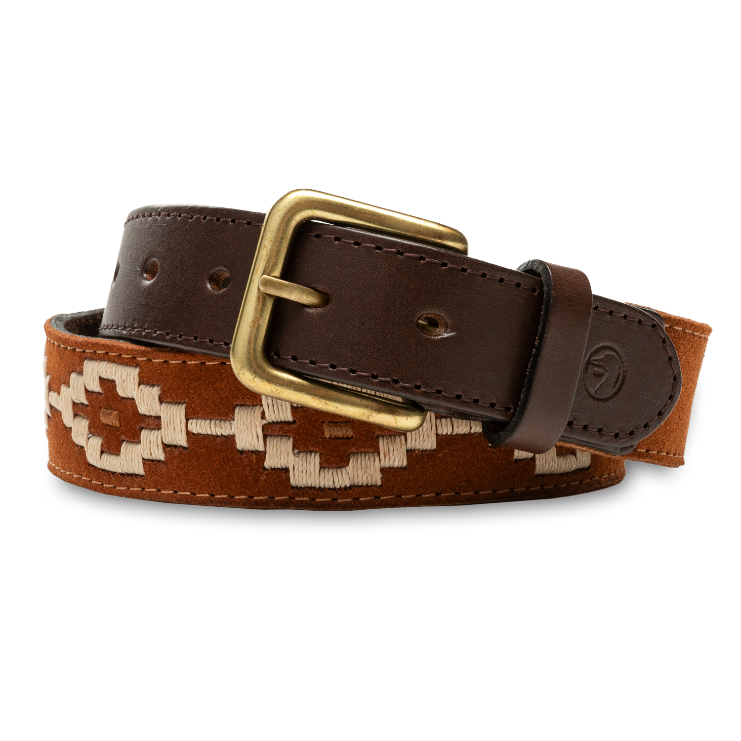 Duck Head Suede Polo Belt - Tan