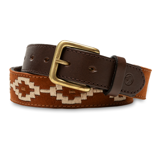 Duck Head Suede Polo Belt - Tan