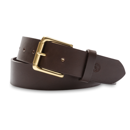 Duck Head Sporting Belt - Dark Brown
