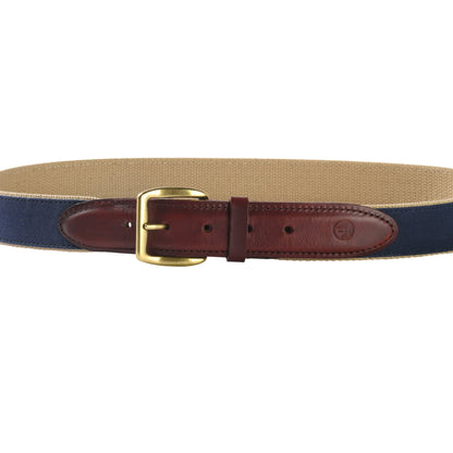 Duck Head Duck Head Waxed Canvas Belt - Navy