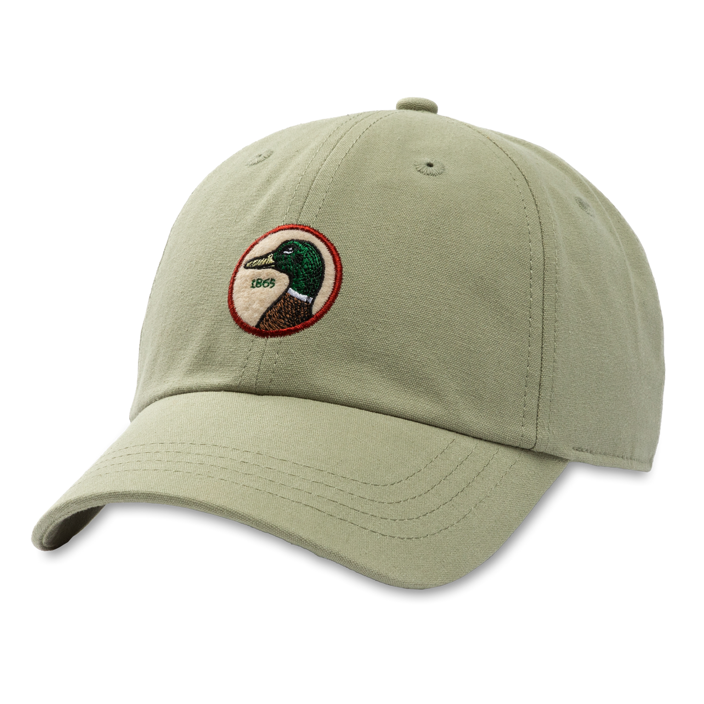 Duck Head Circle Patch Canvas Hat - Sprout