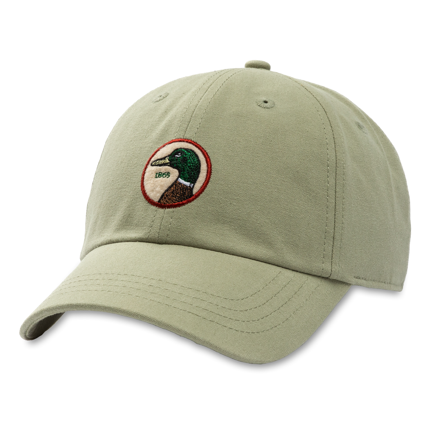 Duck Head Circle Patch Canvas Hat - Sprout